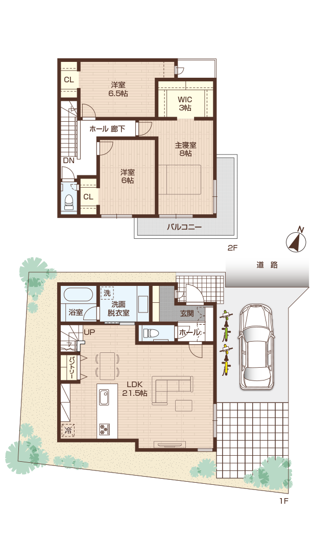 D号地 間取り図