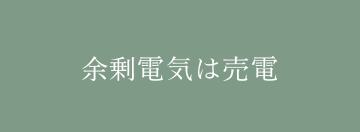 余剰電気は売電