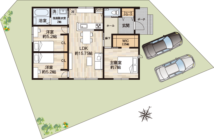 Plan01　1F間取り図
