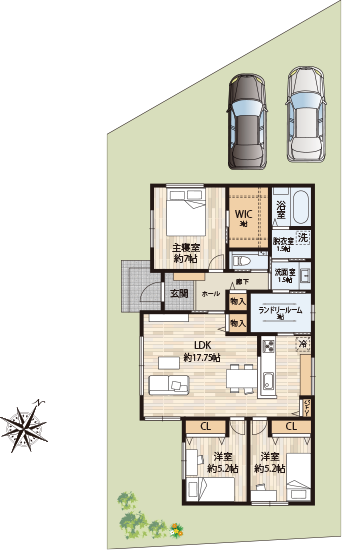 Plan02　1F間取り図