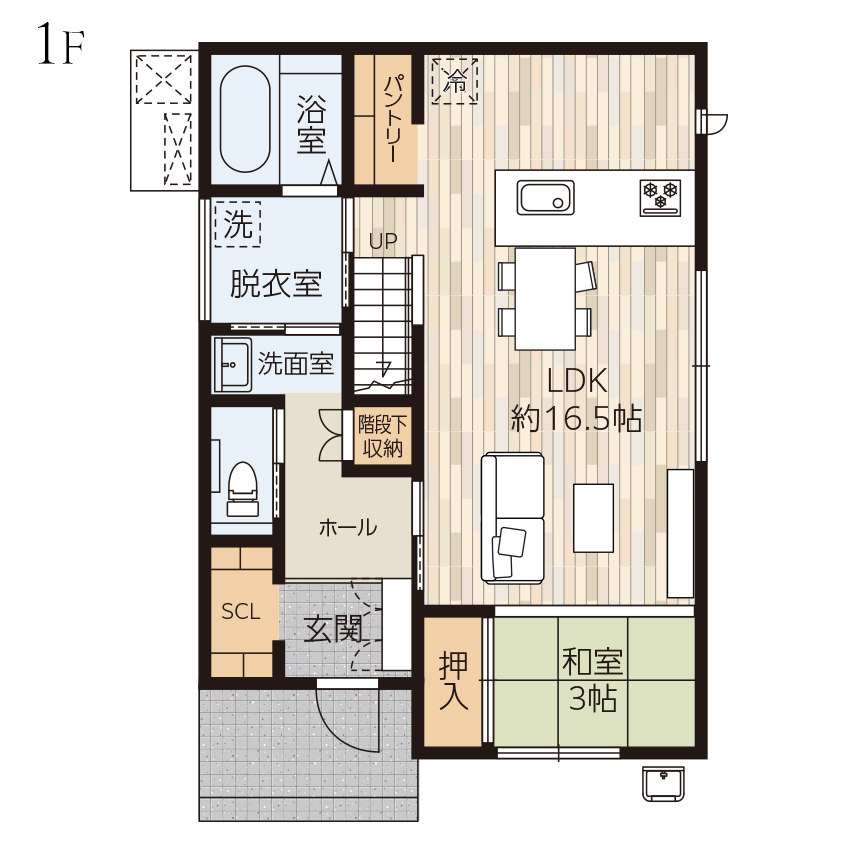 Plan01　1F間取り図