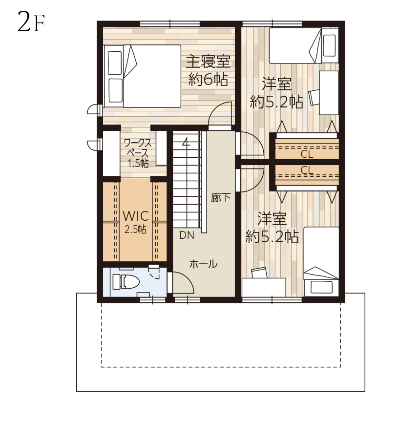 Plan01　2F間取り図