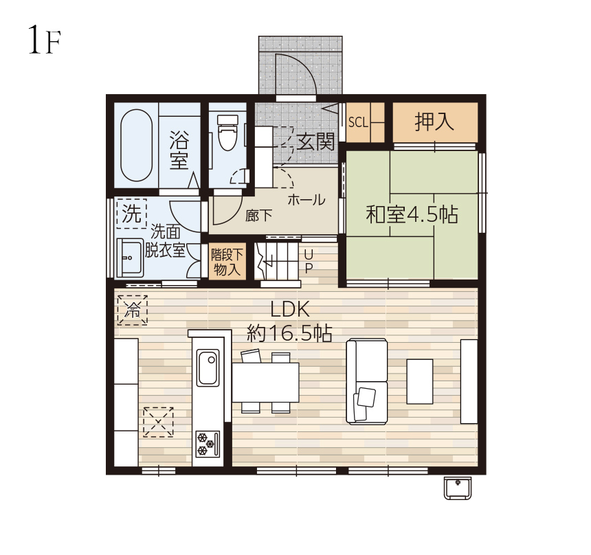 Plan02　1F間取り図
