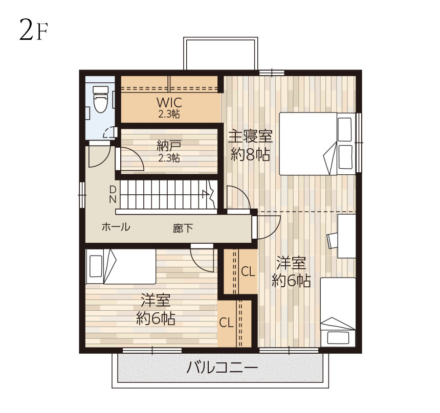 Plan02　2F間取り図