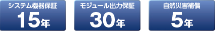 長期間の保証を実現