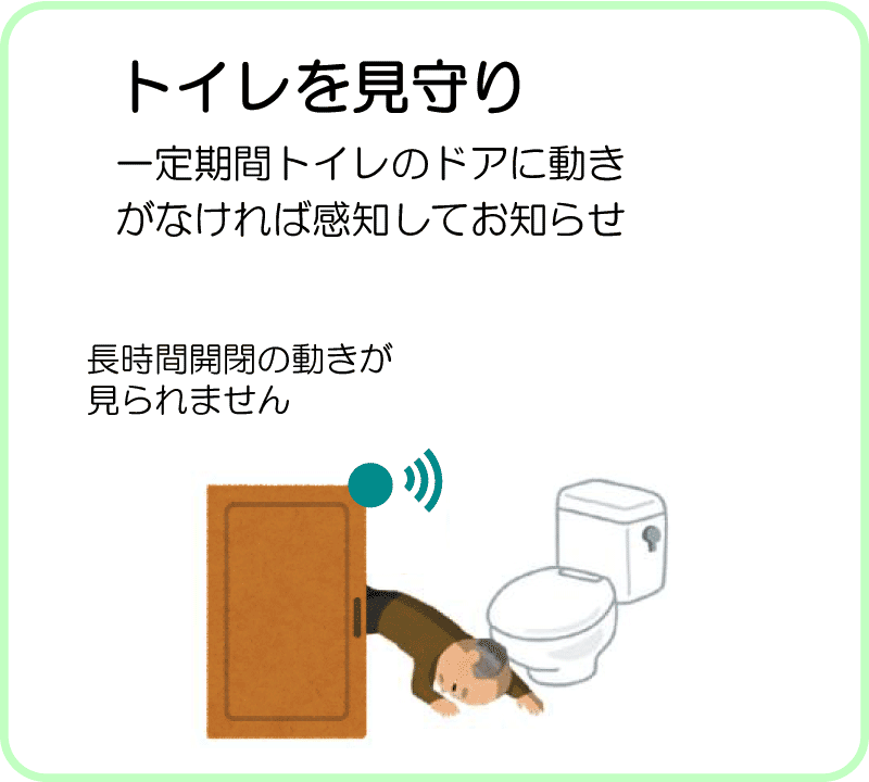 トイレを見守り