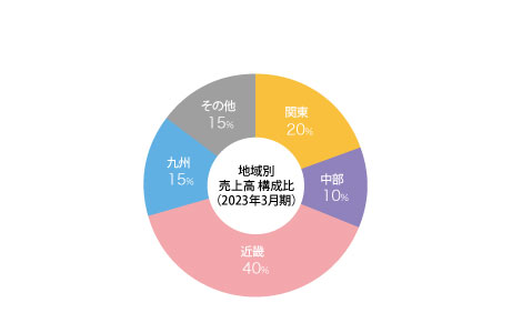 地域別売上高 構成比