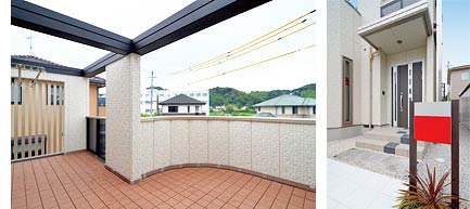 バルコニー、玄関