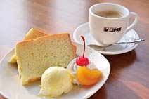 カフェのスイーツ