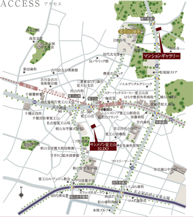 「サンメゾン覚王山ＥＬＤＯ」案内図