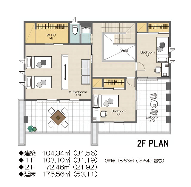 プラン図 2階