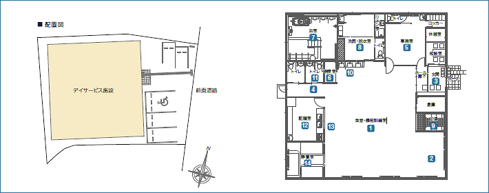 敷地配置図、プラン図