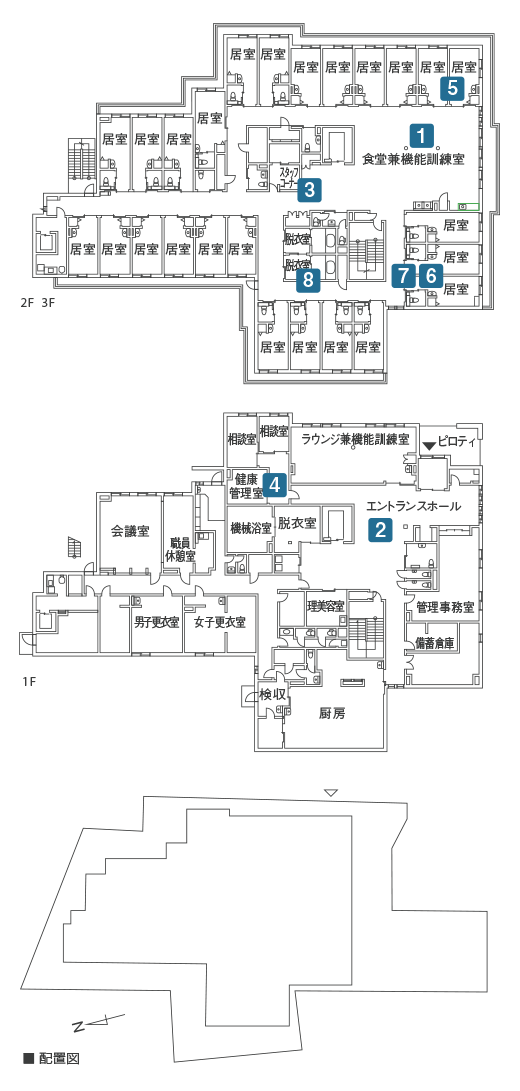 プラン図と配置図